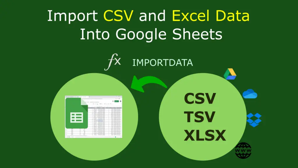google sheets csv import