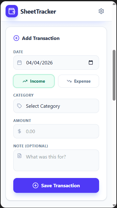 Build a Personal Income and Expense Tracker with Google Sheets 9 Expense tracker interface mobile 1