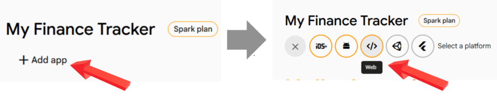 Add Firebase App