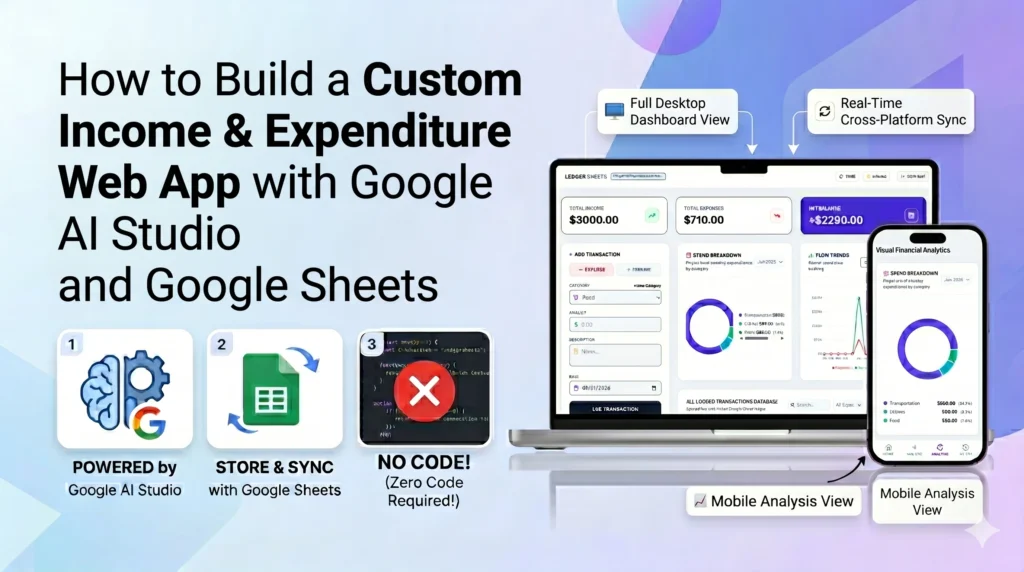 Add Income Html Design How to Build a Custom Income & Expenditure Web App with Google AI ...